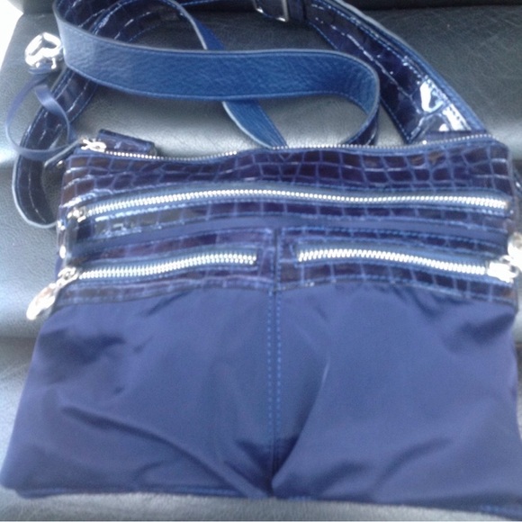 Brighton navy blue crossbody bag - Picture 2 of 4